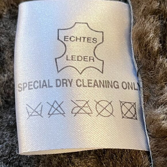 Hilary Radley Genuine Sheep Shearling Leather Coat Jacket Size 8 Women's - Picture 10 of 11